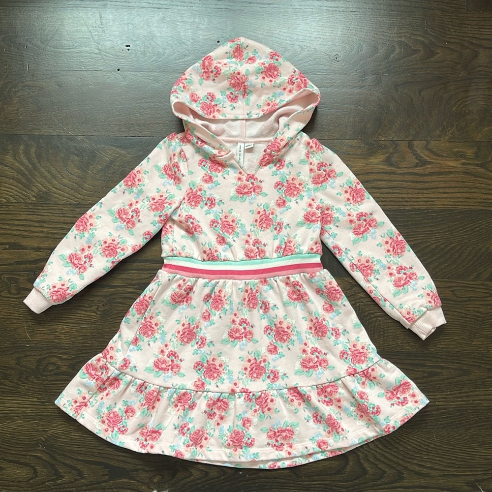 Janie and Jack fleece hooded dress